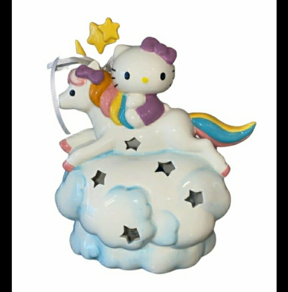 Hello kitty blue sky ceramic cloud